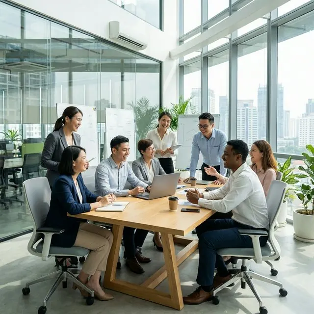 Equipo utilizando una plataforma de verificación masiva de correos
